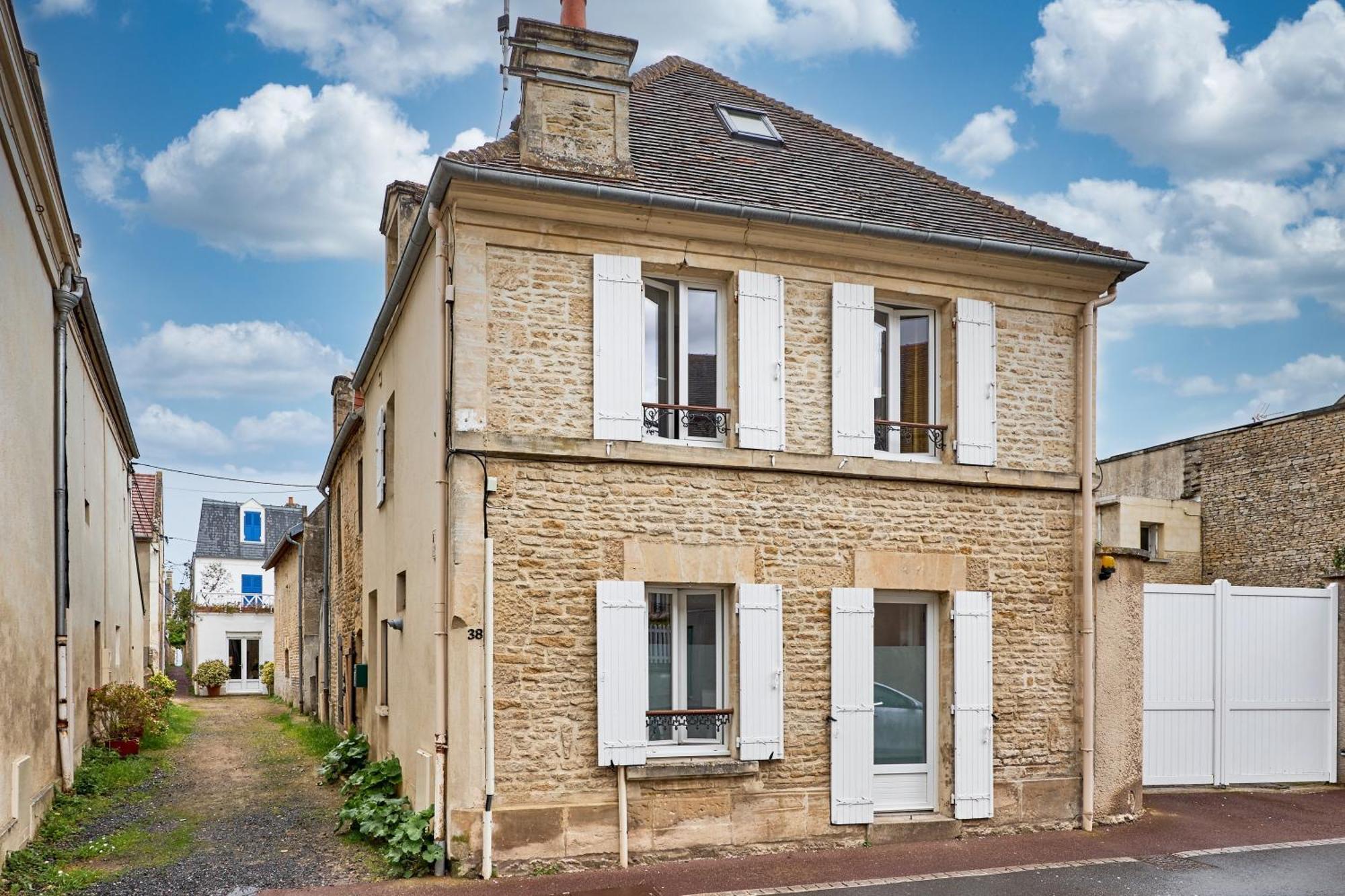 La Maison Du Pecheur - A 250 M De La Plage Saint-Aubin-Sur-Mer  Exteriör bild